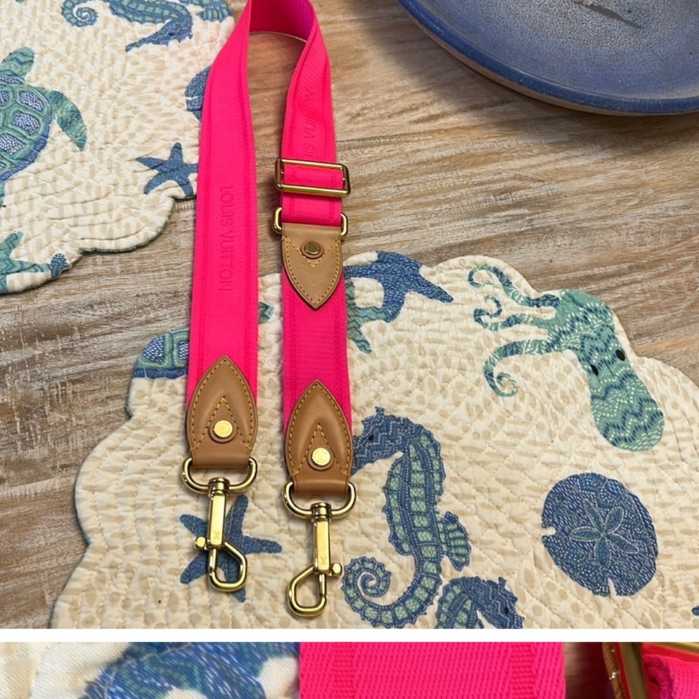 LV pink strap